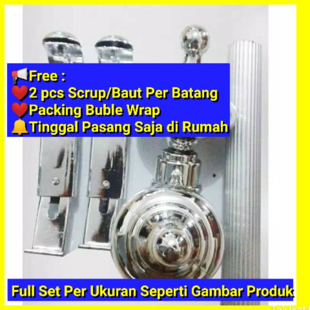 Silver Rod Plain Line Complete FULL SET | Shopee Malaysia