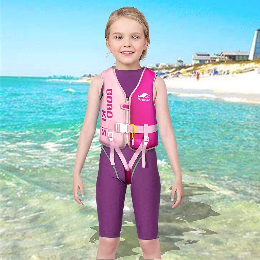 Gogokids Holiday Sale Kds Life jacket Swimming Vest Adjustable Buoyant