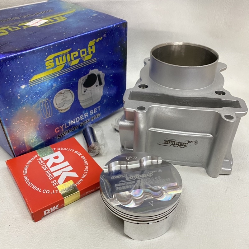 LC135 ceramic racing block 58,59,60,68mm Swipoh Forged Piston | Shopee ...