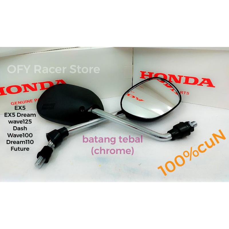 EX5 / EX5 Dream side mirror chrome bulat / e.bonus / Evo-z / wave125 ...