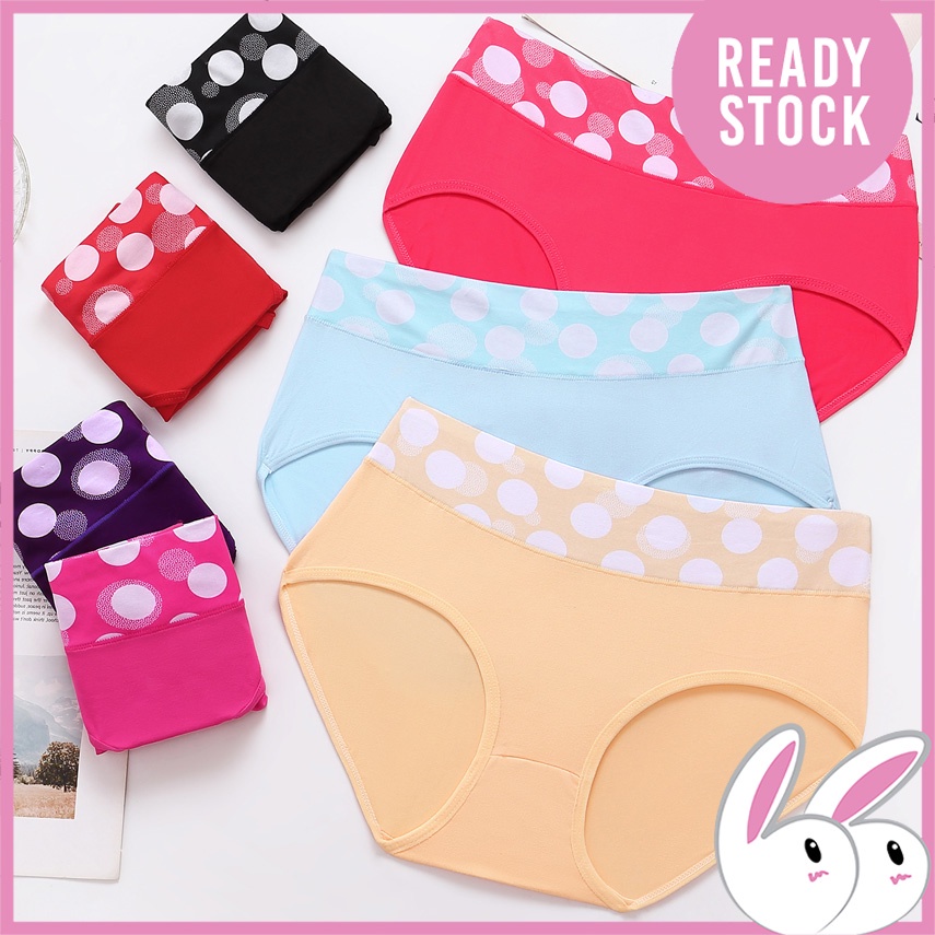 [BB] Women's Polkadots High Waist Control Panties for Women Underwear