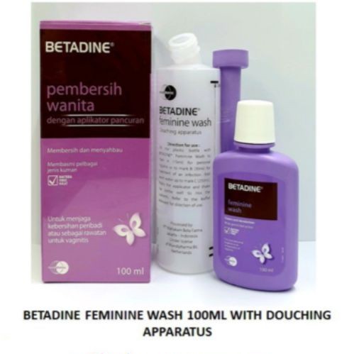 Betadine Feminine Wash with Douching Apparatus 120ml | Shopee Malaysia