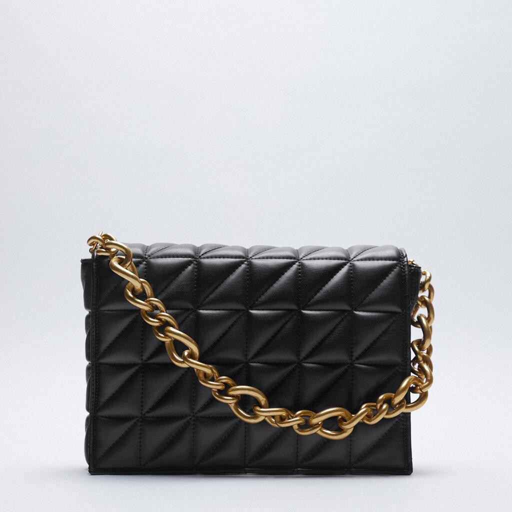 Zara chain cheap shoulder bag