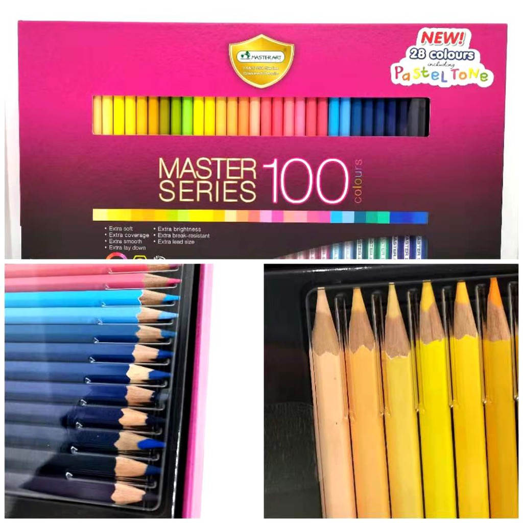 MASTER ART SERIES COLOUR PENCIL 72/100/124 COLOURS MASTER SERIES ...