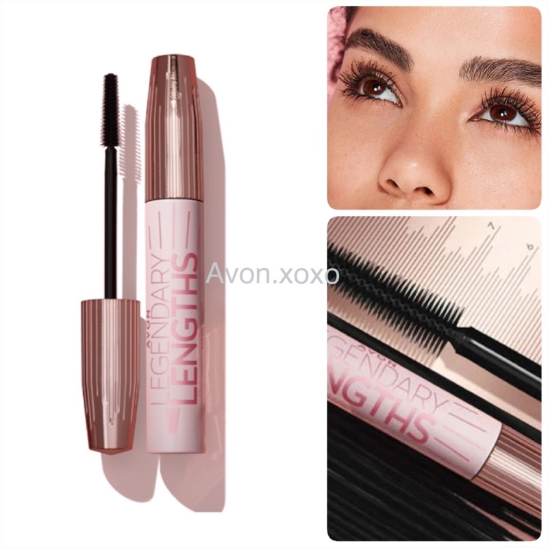 Avon LEGENDARY LENGHTS Mascara – Wimperntusche Für Längere Wimpern, Farbe: Blackest Black
