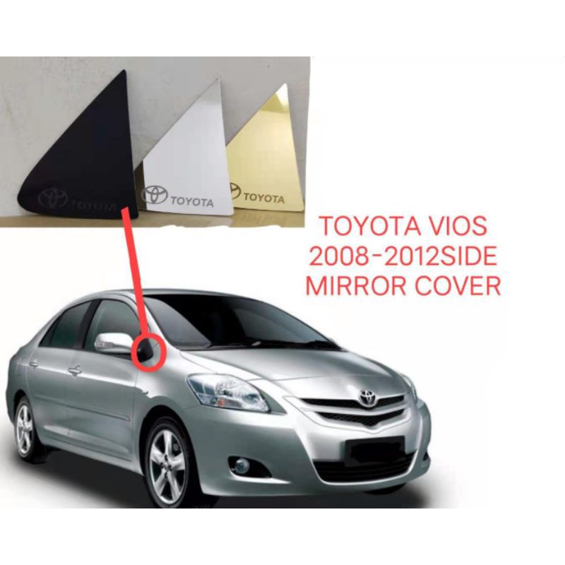 TOYOTA VIOS 2008-2012 FRONT SIDE WINDOW MIRROR COVER | Shopee Malaysia
