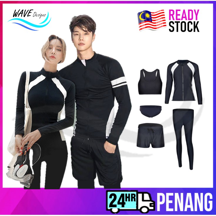 40 LOCAL READY STOCK Couple Swimwear Couple Swim Set Swimwear Women