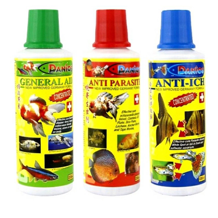 Danios Water Condition Fish Medicine Solution Aquarium Fish 🔥 Ubat Ikan