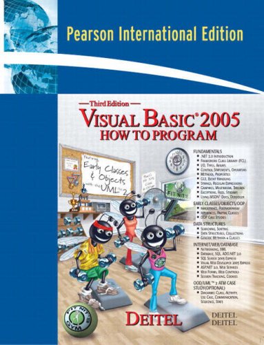 Visual Basic 2005 How to Program [Paperback] 3rd edition by Deitel ...