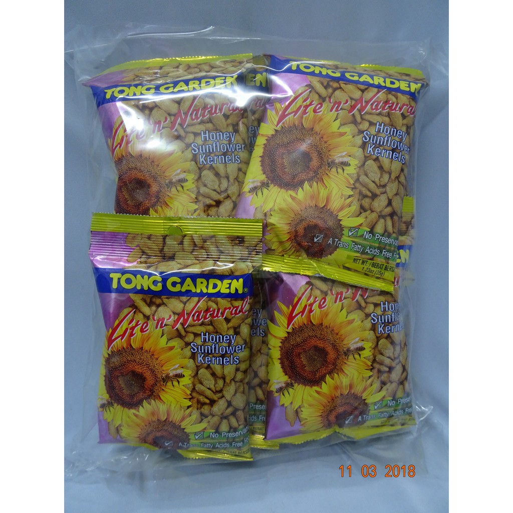 12 Packs Tong Garden Honey Sunflower Kernels (LOCAL READY STOCK