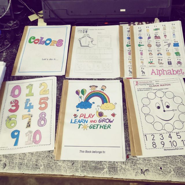 Learning Printables For Kinder a&Grade 1 | Shopee Malaysia