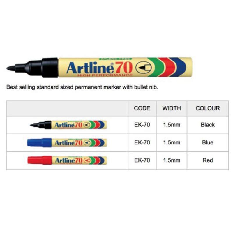 Artline 70 1.5mm Permanent Marker Pen (1 PCS) | Shopee Malaysia