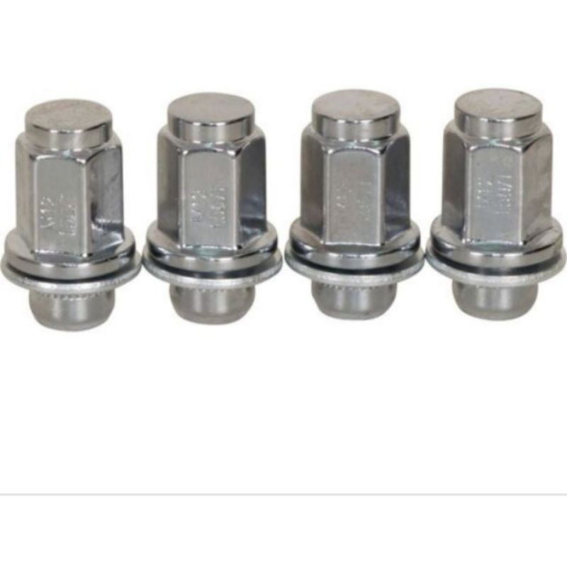 TOYOTA WHEEL NUT CHROME WITH WASHER HILUX FORTUNER Unser Camry(M21 X 1.