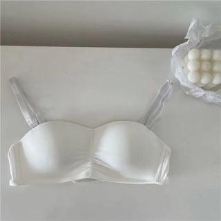 Strapless bra female small chest gathered anti-slip beauty back