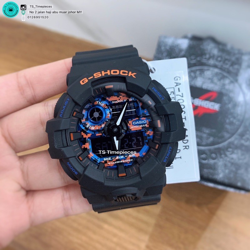 G SHOCK City Camouflage Series GA 700CT 1A GA 700CT 1 GA 700CT GA 700 Shopee Malaysia