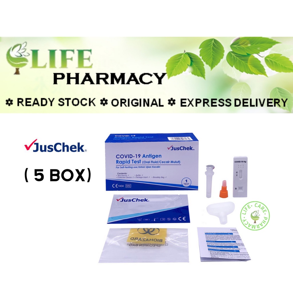 *READY STOCK* 100 ORIGINAL [MDA APPROVED] Covid19 Saliva/Nasal Self