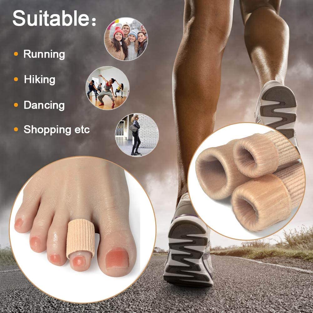 Gel toe protector relieves pain and pain in toes. | Shopee Malaysia