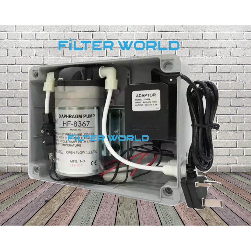 DIAPHRAGM WATER FILTER BOOSTER PUMP WITH CASING ( SET ) FOR COWAY