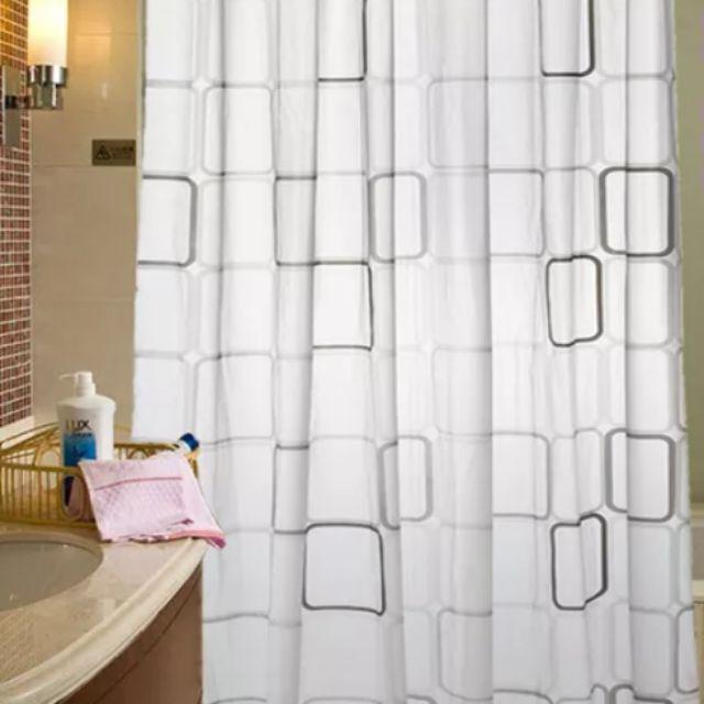 Shower Curtain Peva Waterproof Bathroom Bath Room Toilet Mildew Langsir