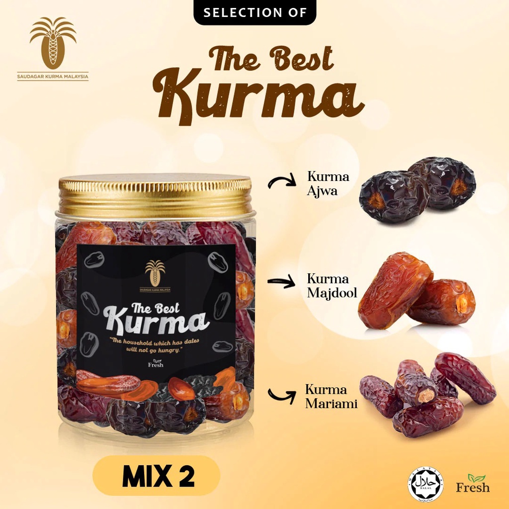 Mixed Dates - MIX 2 - 400G / 600G | Shopee Malaysia