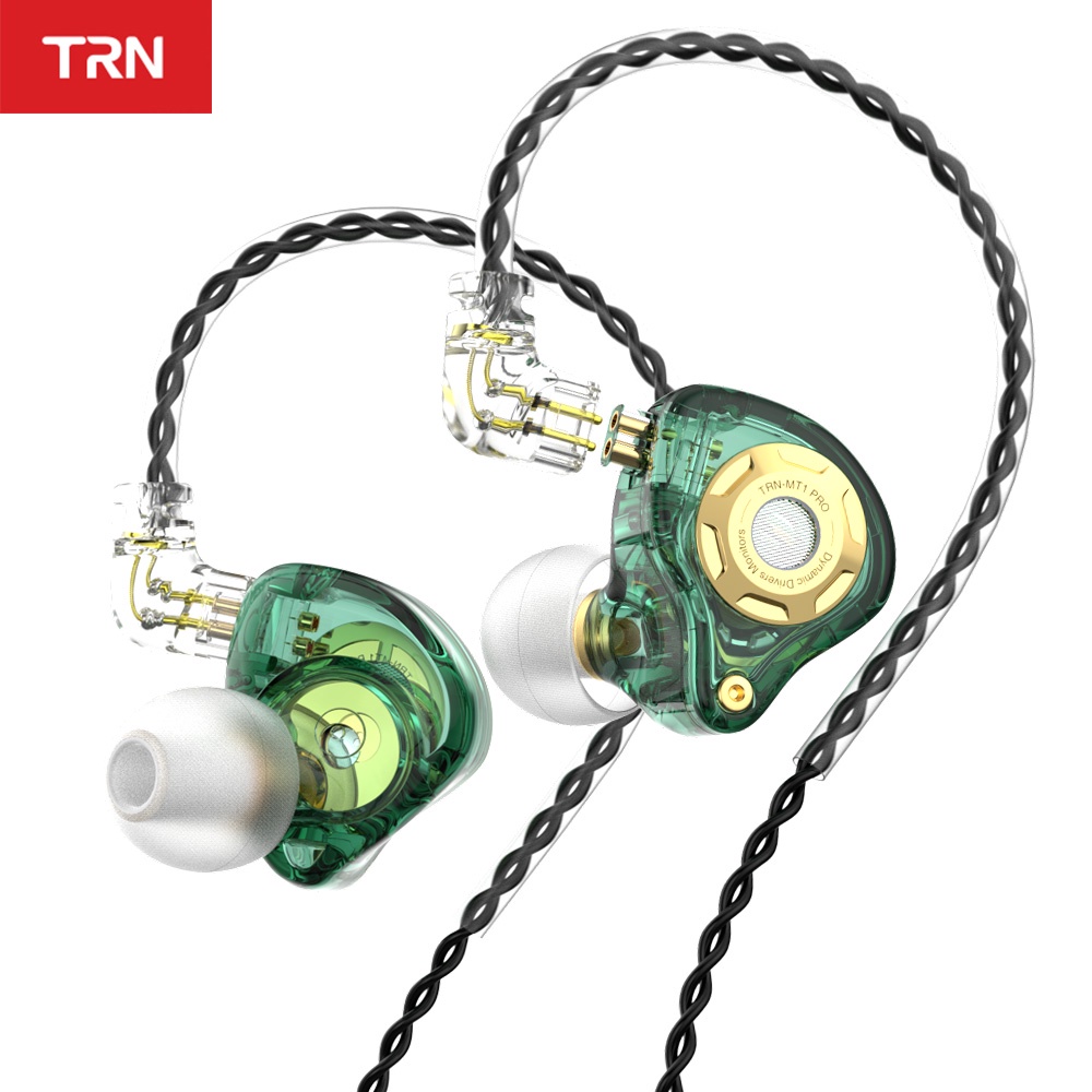 TRN MT1 Pro HiFi In Ear Earphone DJ Monitor Earphones Earbud Dynamic