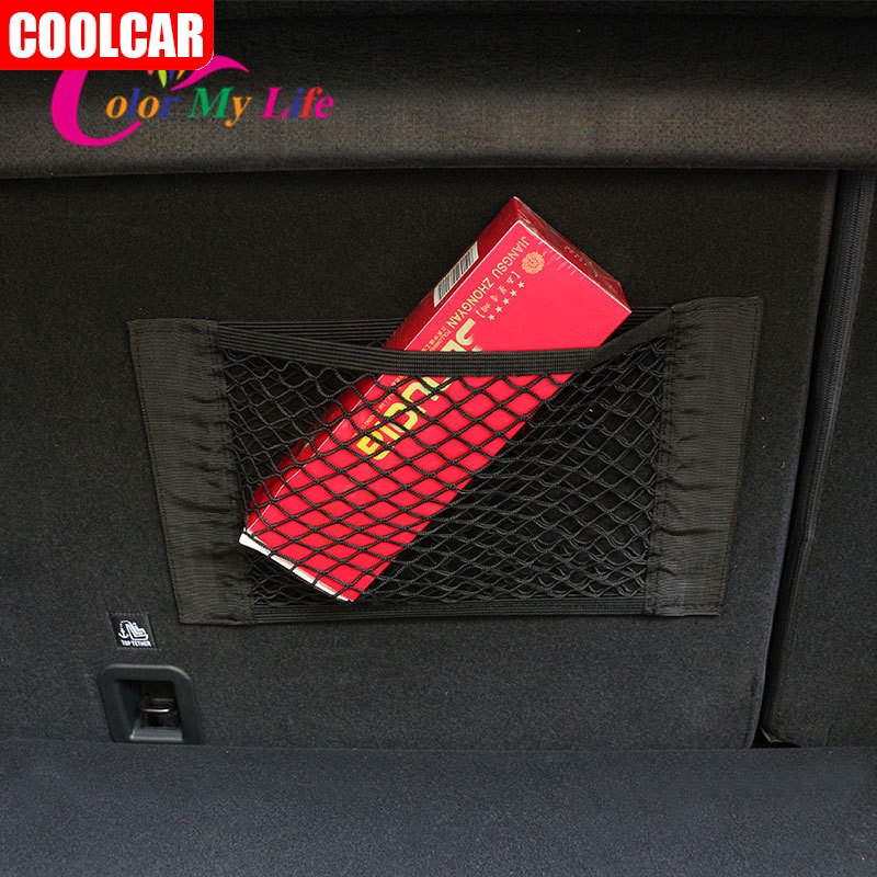 Color My Life Car Carrying Trunk Nylon Rope Net Bag Luggage Nets for