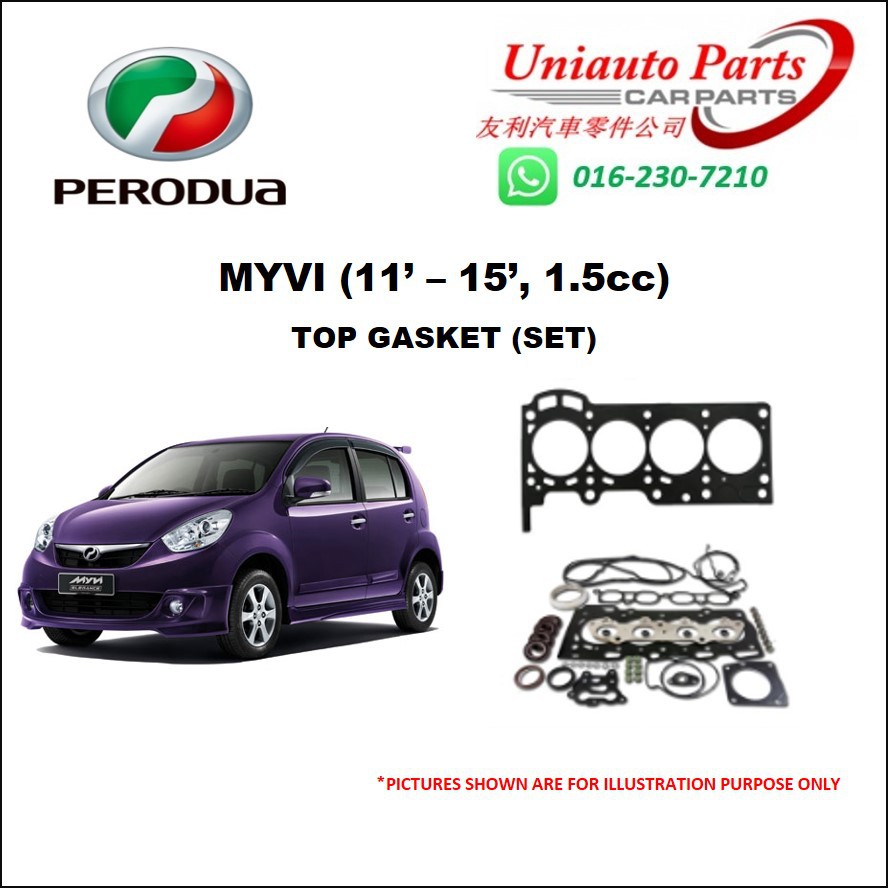 PERODUA MYVI ('11 '15, 1.5cc) TOP GASKET (SET) Shopee Malaysia