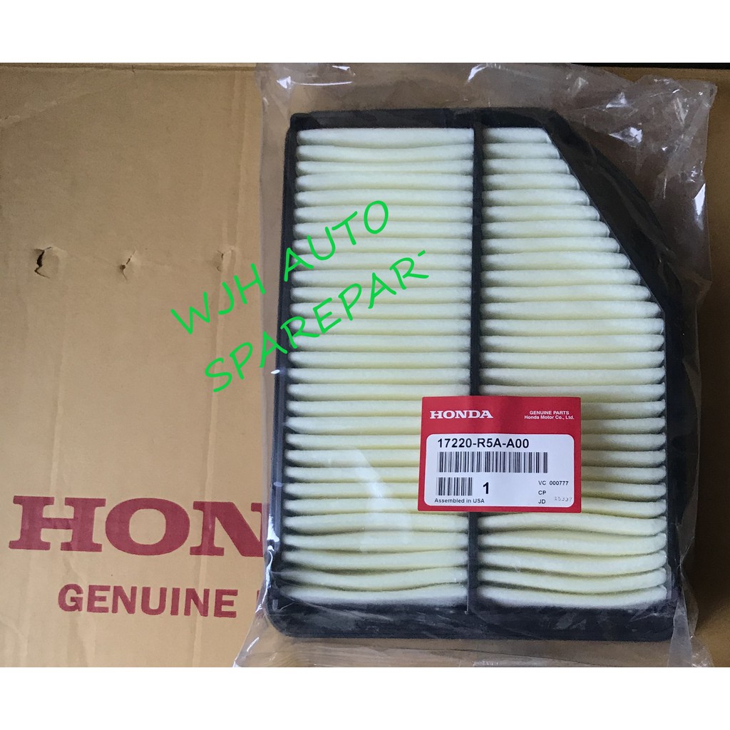 Honda Genuine Air Filter Honda CR-V TOA T0A 2.4cc ( RM2 ) 17220-R5A-A00 ...