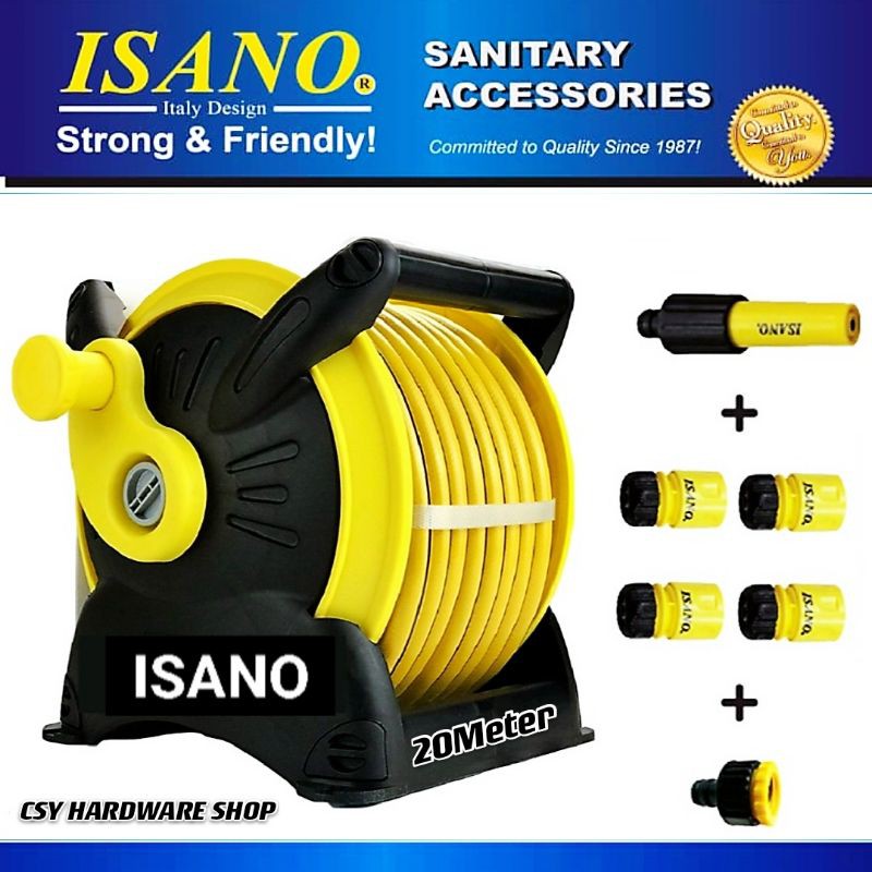 ISANO STACKABLE HOSE REEL SET 20 METER WITH ACCESSORIES Shopee Malaysia
