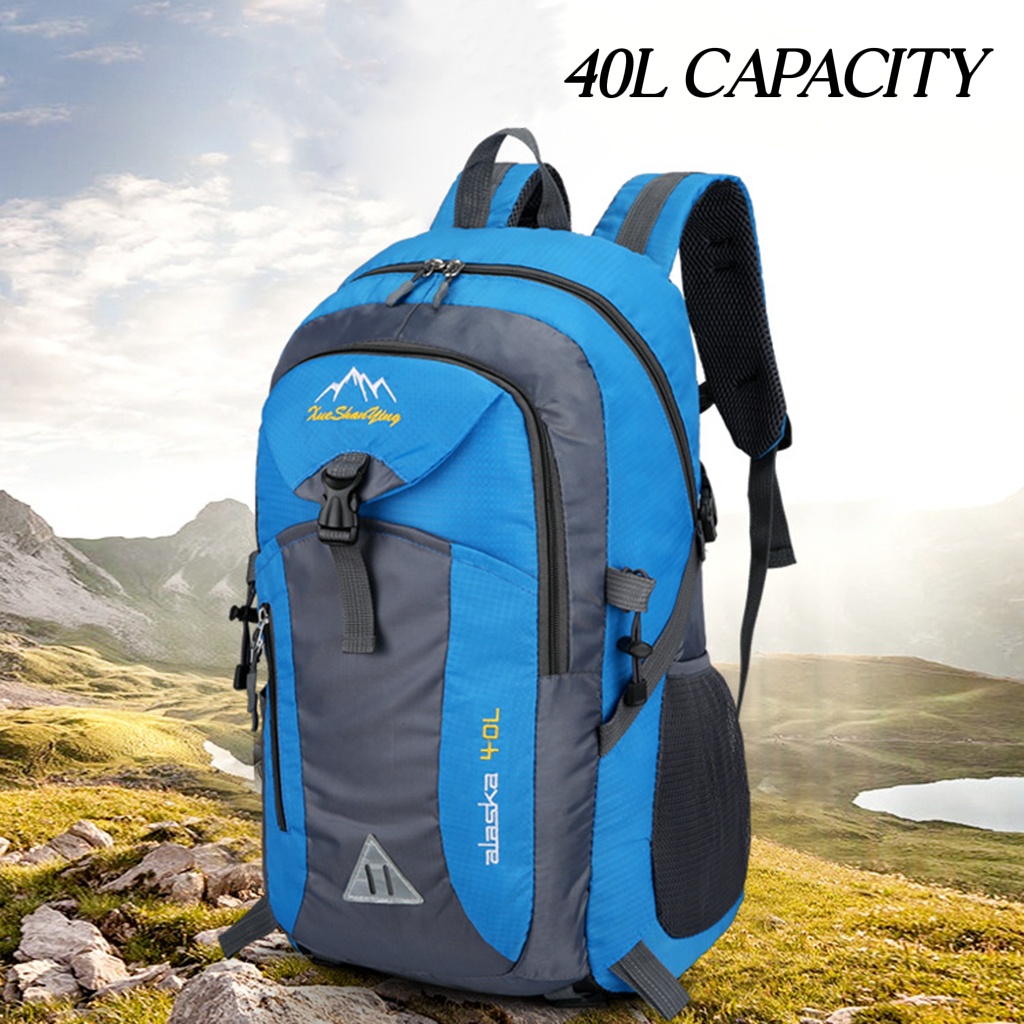 40L Hiking Backpack Waterproof Camping Backpack Climbing Travel Backpack Travel Bag Hiking Beg Galas Belakang Shopee Malaysia