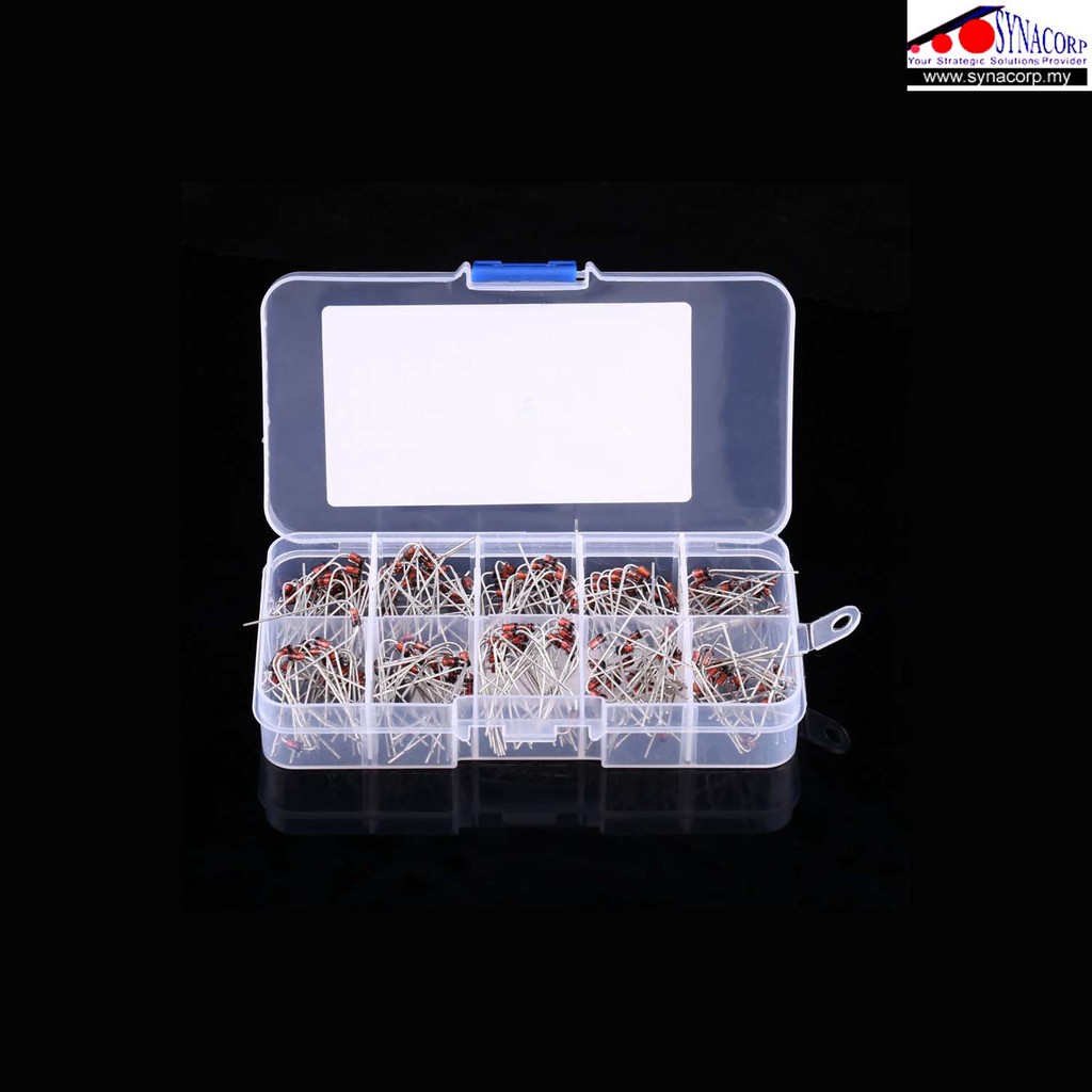Diode Assortment Electronic Kit Rectifier / Zener / Schottky 1N4001 ...
