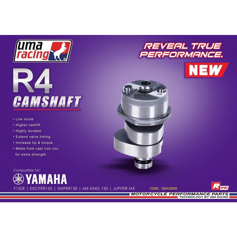 UMA RACING Y15 HIGH CAM CAMSHAFT (R4 ) | Shopee Malaysia