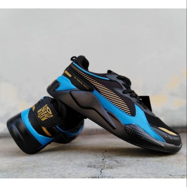 Puma rsx hot sale blue and black