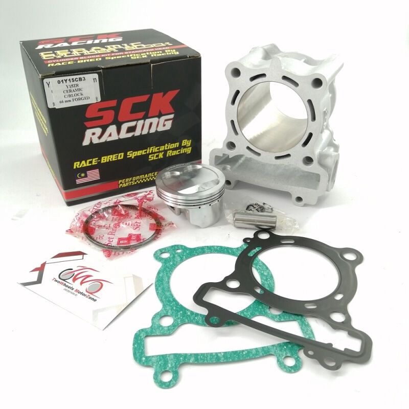 Y15ZR CYLINDER BLOCK RACING CERAMIC ASSY FORGED PISTON SCK | Shopee ...