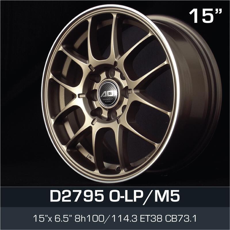 AD 15 inch 6.5JJ 4X100 4X114.3 ET38 ORI CAR SPORT RIMS WHEELS