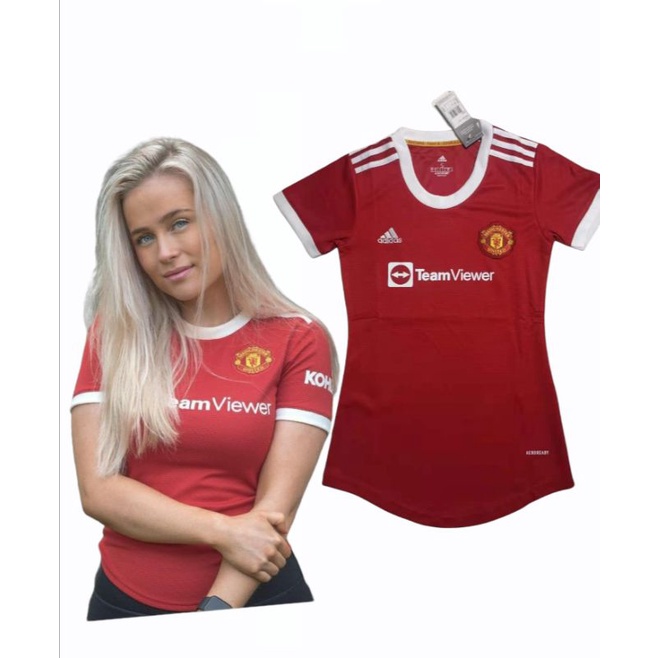 21/22 UNTUK perempuan (Ladies)❤️Manchester United home/away kit Jersey.❤️player  issue