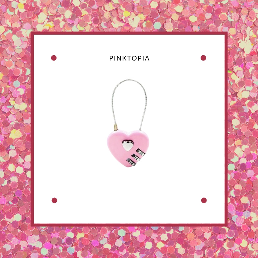 [🇲🇾Ready Stock] Pinktopia Padlock Mini Luggage 3 Digit Combinations ...