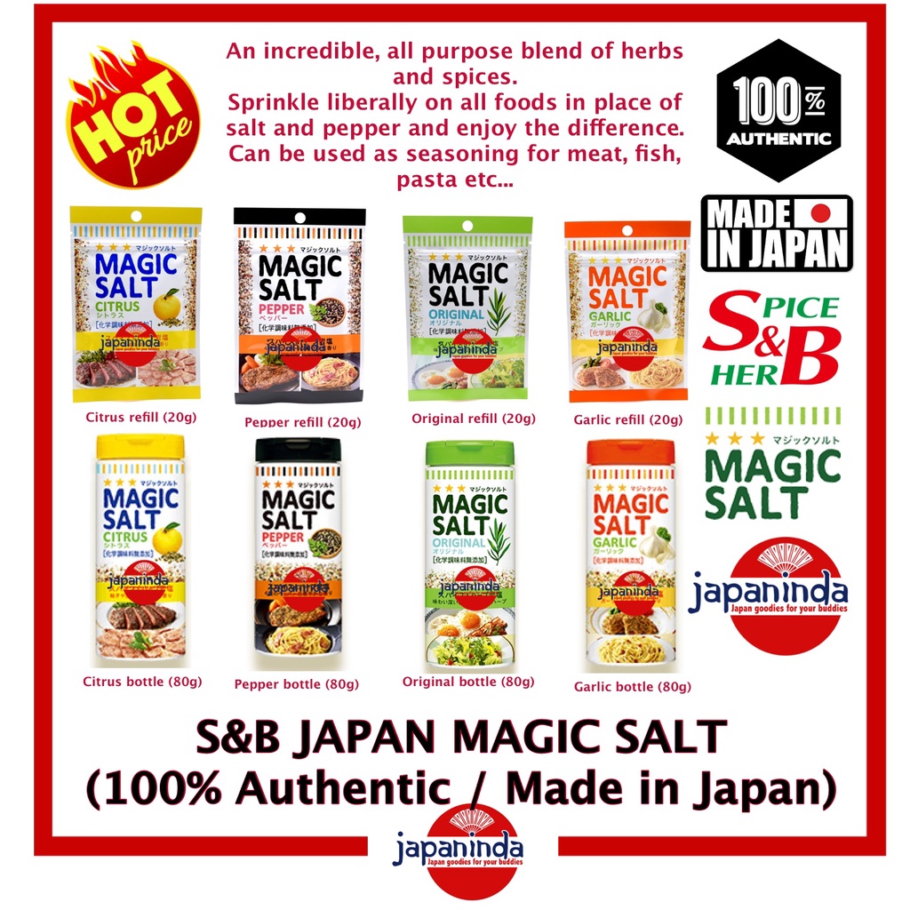 S&B Japan Magic Salt (Made in Japan) | Shopee Malaysia
