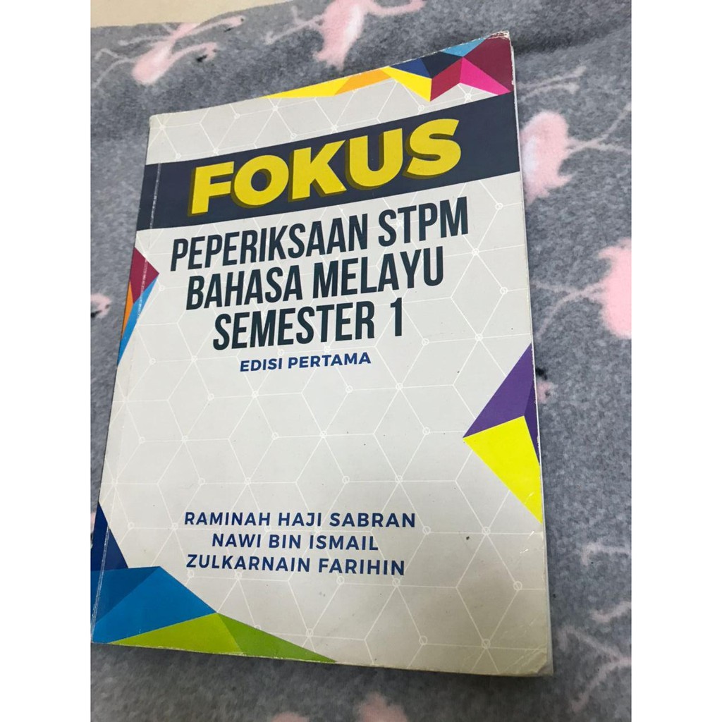 Buku Rujukan Bahasa Melayu STPM Sem 1 & Buku Latihan Secondhand ...