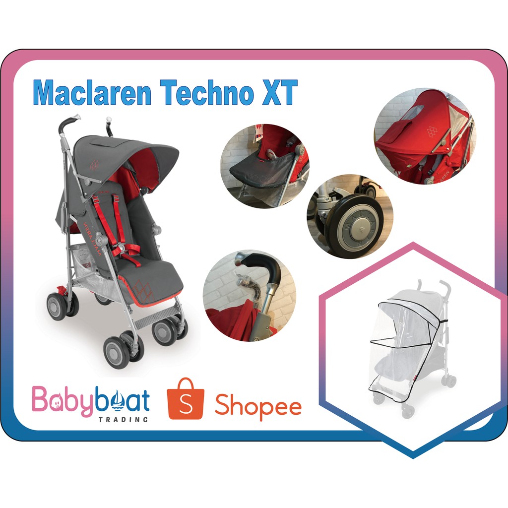 Maclaren techno cheap xt pink