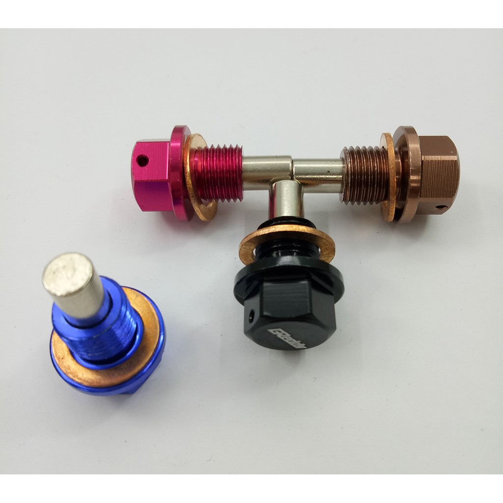 (12) ENGINE OIL NUT (SMALL) (RED,BLUE,BLK,TIT) | Shopee Malaysia