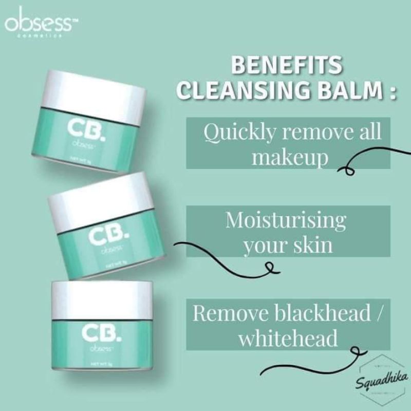 CLEANSING BALM BY OBSESS ORIGINAL HQ💯 READY STOCK💜 Shopee Malaysia