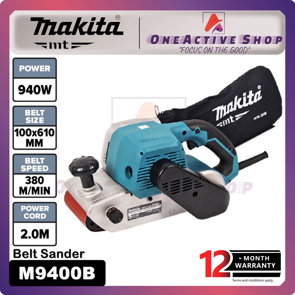 Makita m9400 deals belt sander