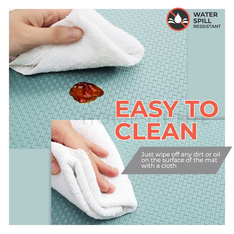 Kitchen Mat Oil Spill Proof Thick Floor Mat Kitchen Carpet Kitchen Anti ...