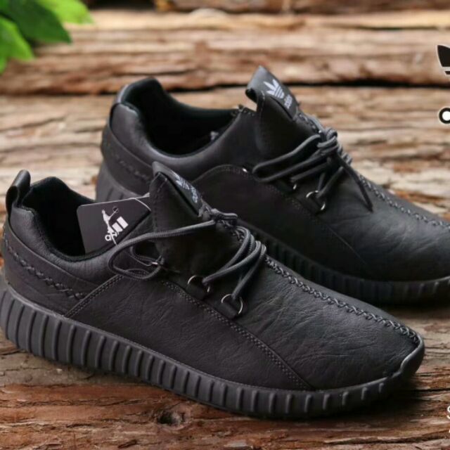 Yeezy store leather shoes