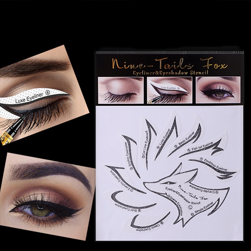 New Nonwoven Eye Makeup Stencils Eyeliner Template Shaping Tool Eye