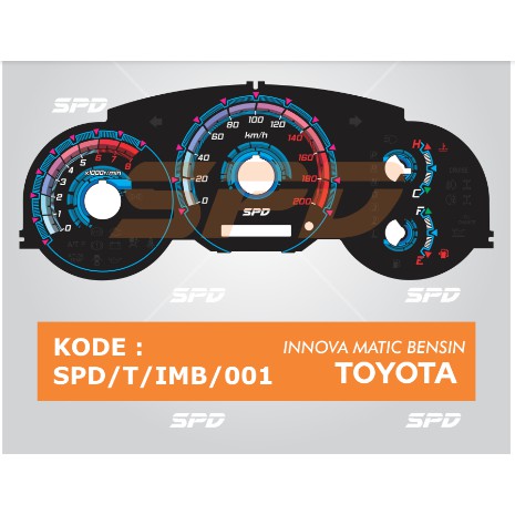 Panel Meter Instrument Cluster Meter Speedometer Custom Toyota Innova ...