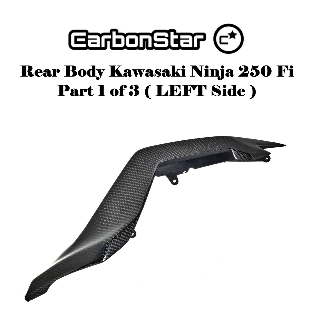 Carbonstar Rear Body Rear Body For Kawasaki Ninja 250 Fi / Z250 Part 1 ...