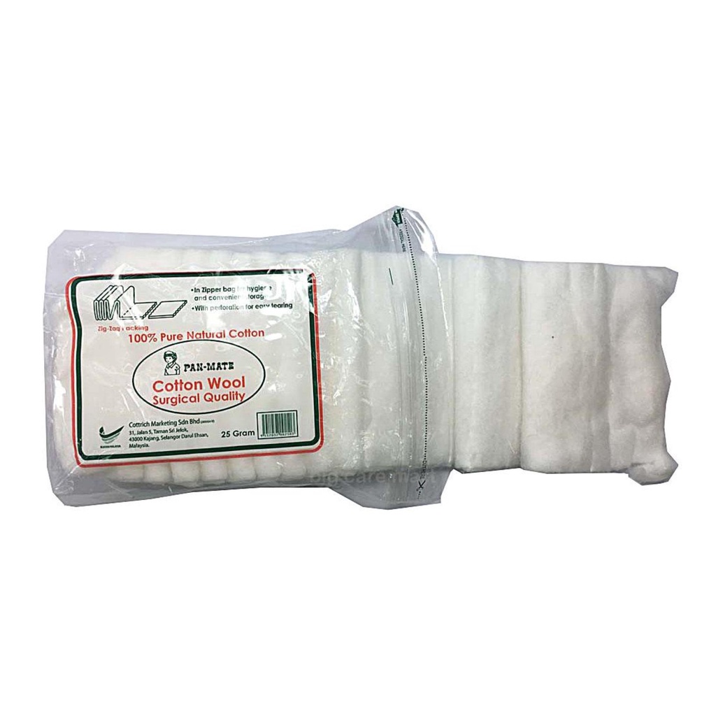 COTTON WOOL 25G (Zipper Bag) Shopee Malaysia
