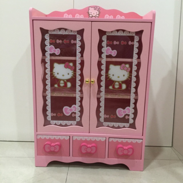 Hello kitty Double-sided wooden cabinet | Shopee Malaysia